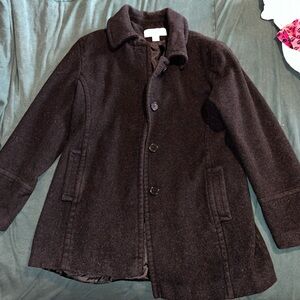 Women’s Large button up wool coat Calvin Klein